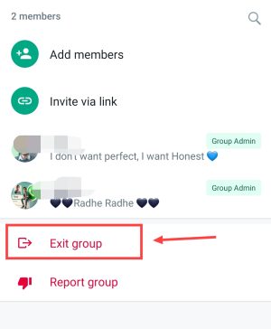 Exit group