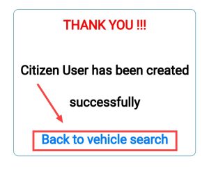 back to vehicle search