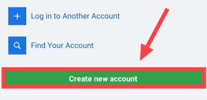 create new account